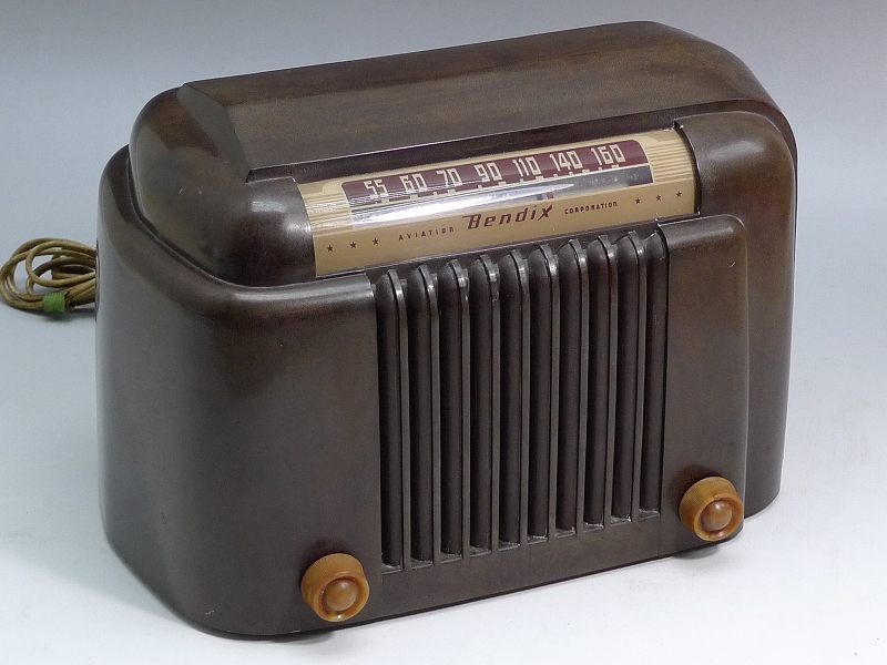 通販定番▲80RA10▲BENDIX RADIO・古い真空管ラジオModel.110・アンティーク アンティーク
