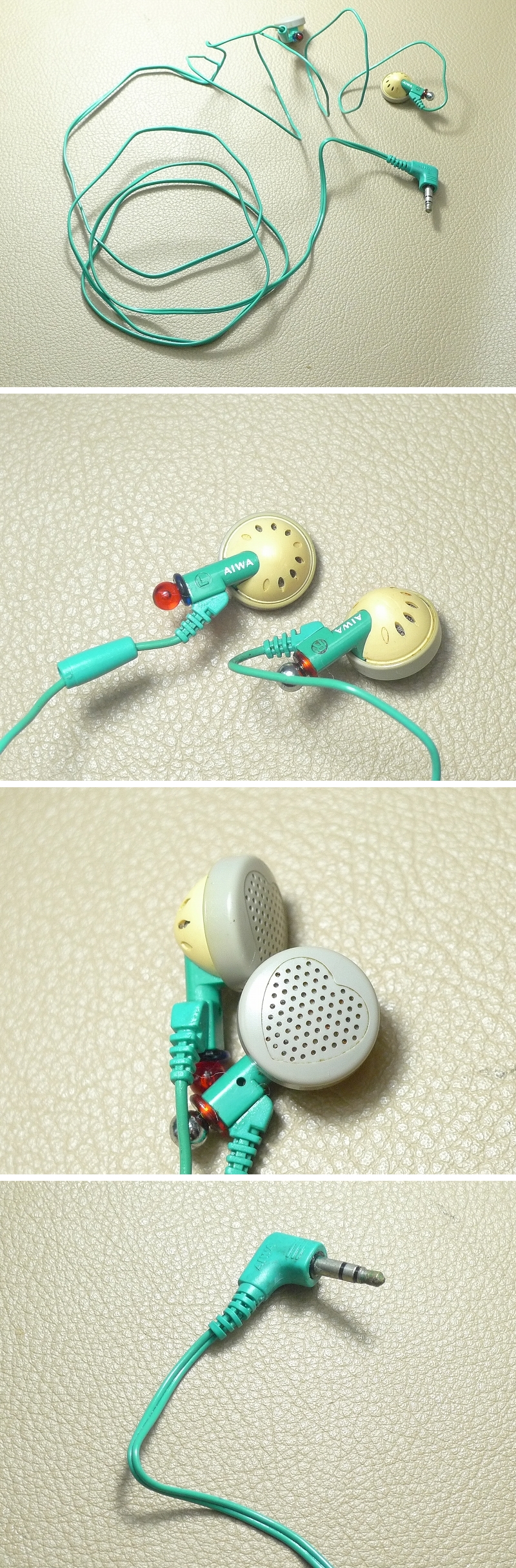 ♪600642*7♪AIWAアイワ Mini Cologne/HP-V17 イヤホン 昭和レトロ